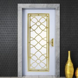 باب HAS تركي 70 سم - فورجيه - يمين - أبيض